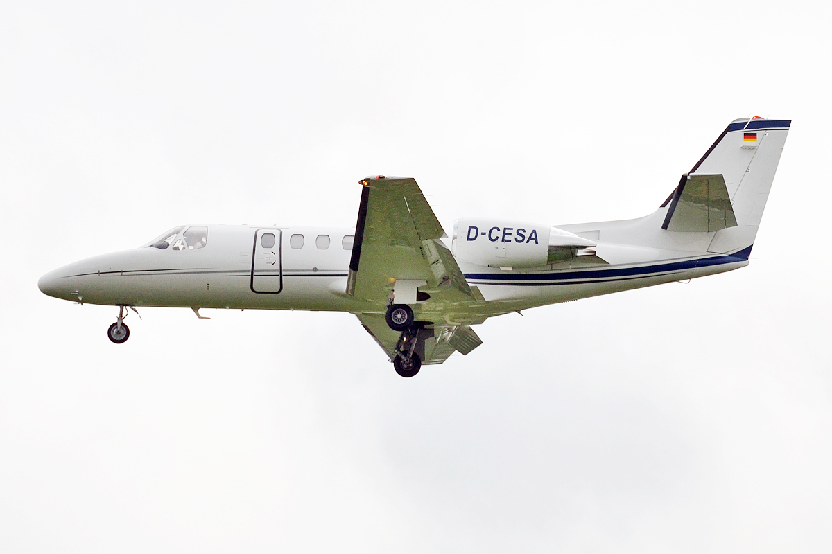 Cessna 550 Citation 2; representative family photograph, exact configuration may differ.